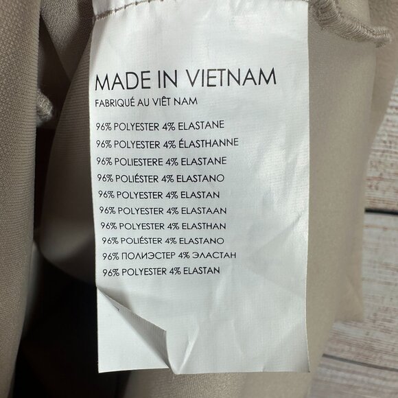 Club Monaco Sheath Dress Womens Size 2 Beige Sleeveless Round Neck NWT - Picture 11 of 13